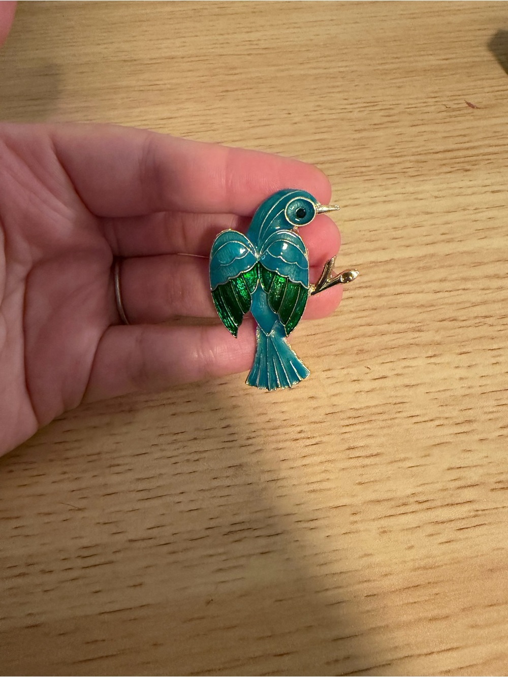 Colorful Enamel Bird & Insect Brooch Set - Multicolor - Picture 4 of 7